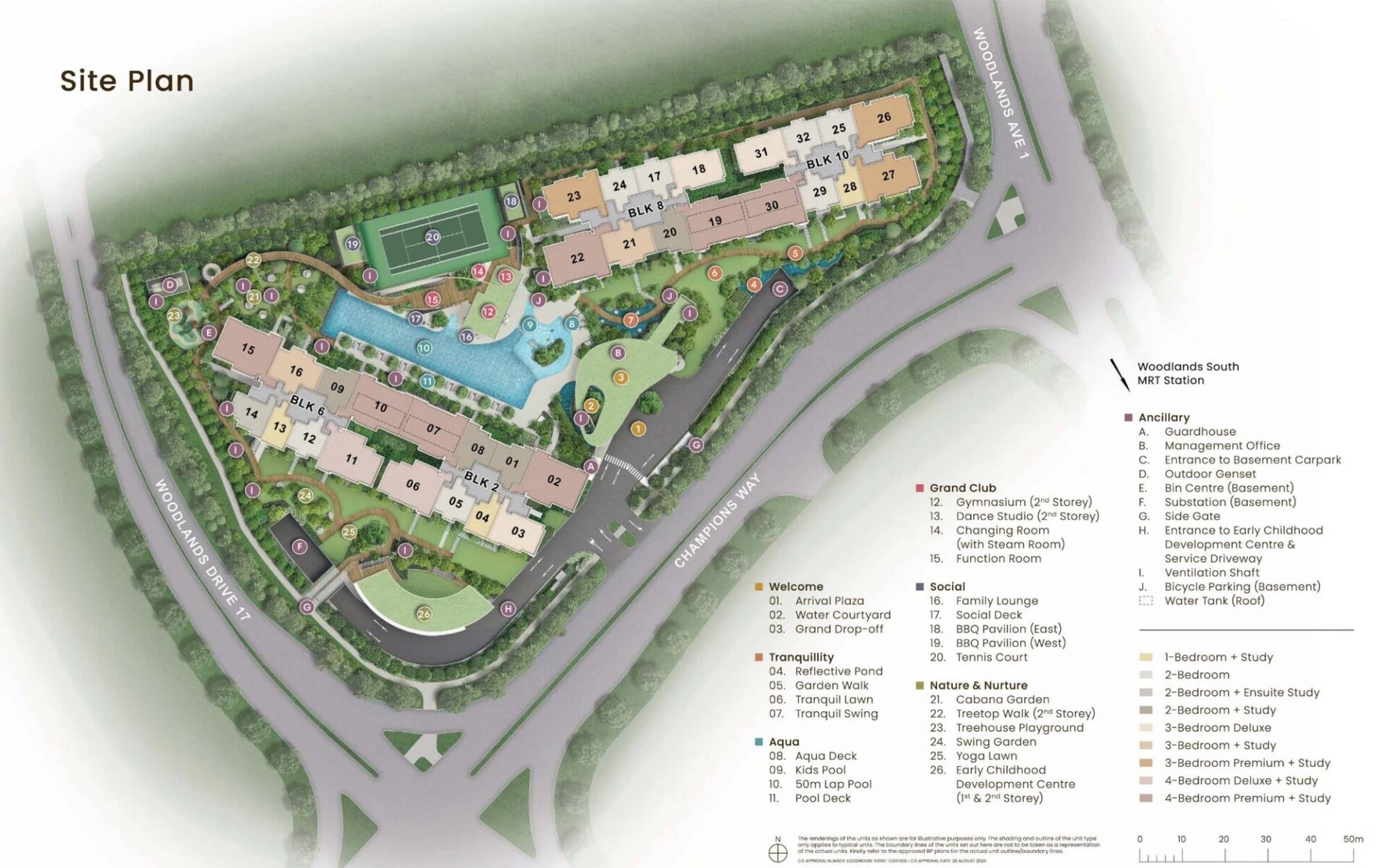 Norwood Grand siteplan